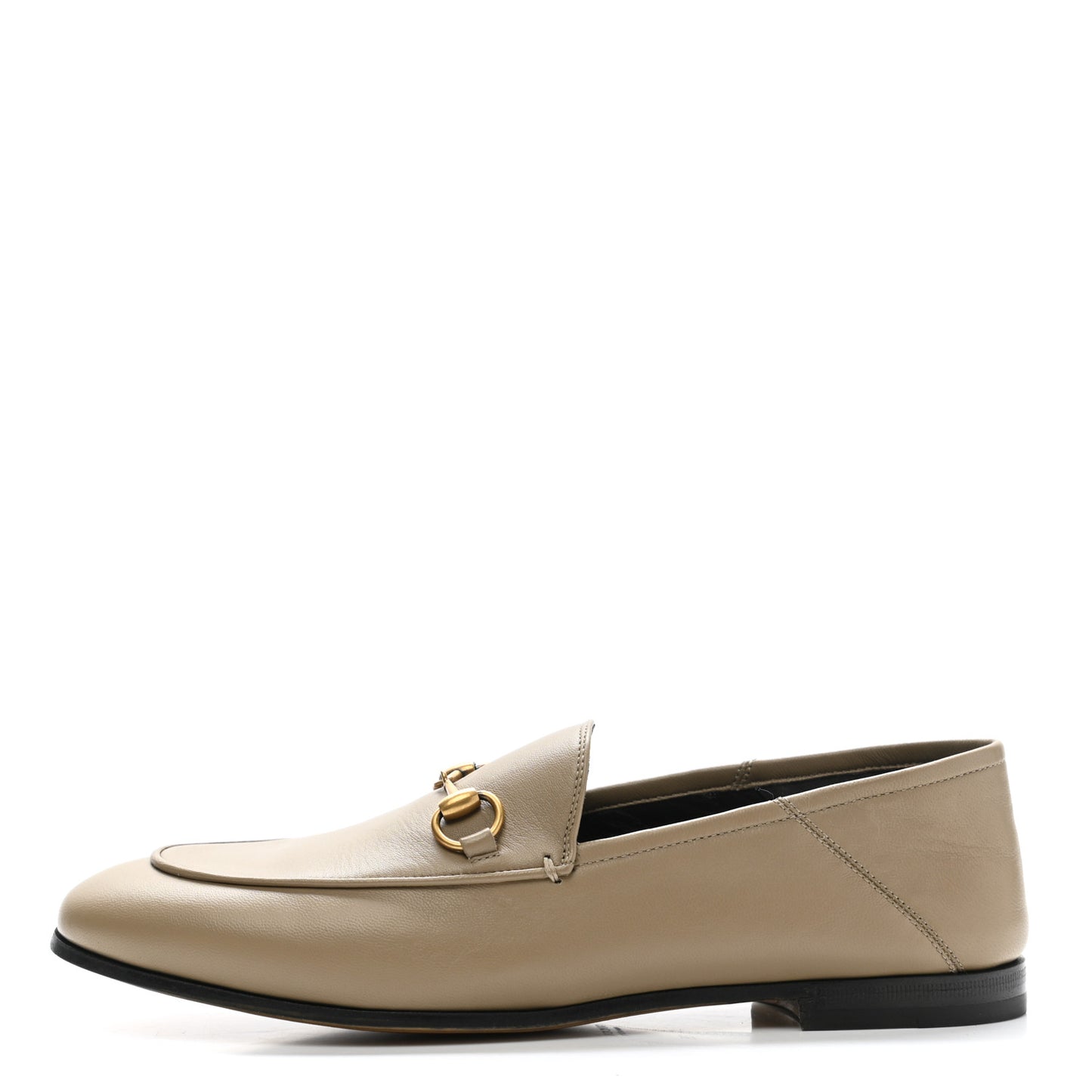 Lambskin Womens Brixton Horsebit Loafers 38 Mud