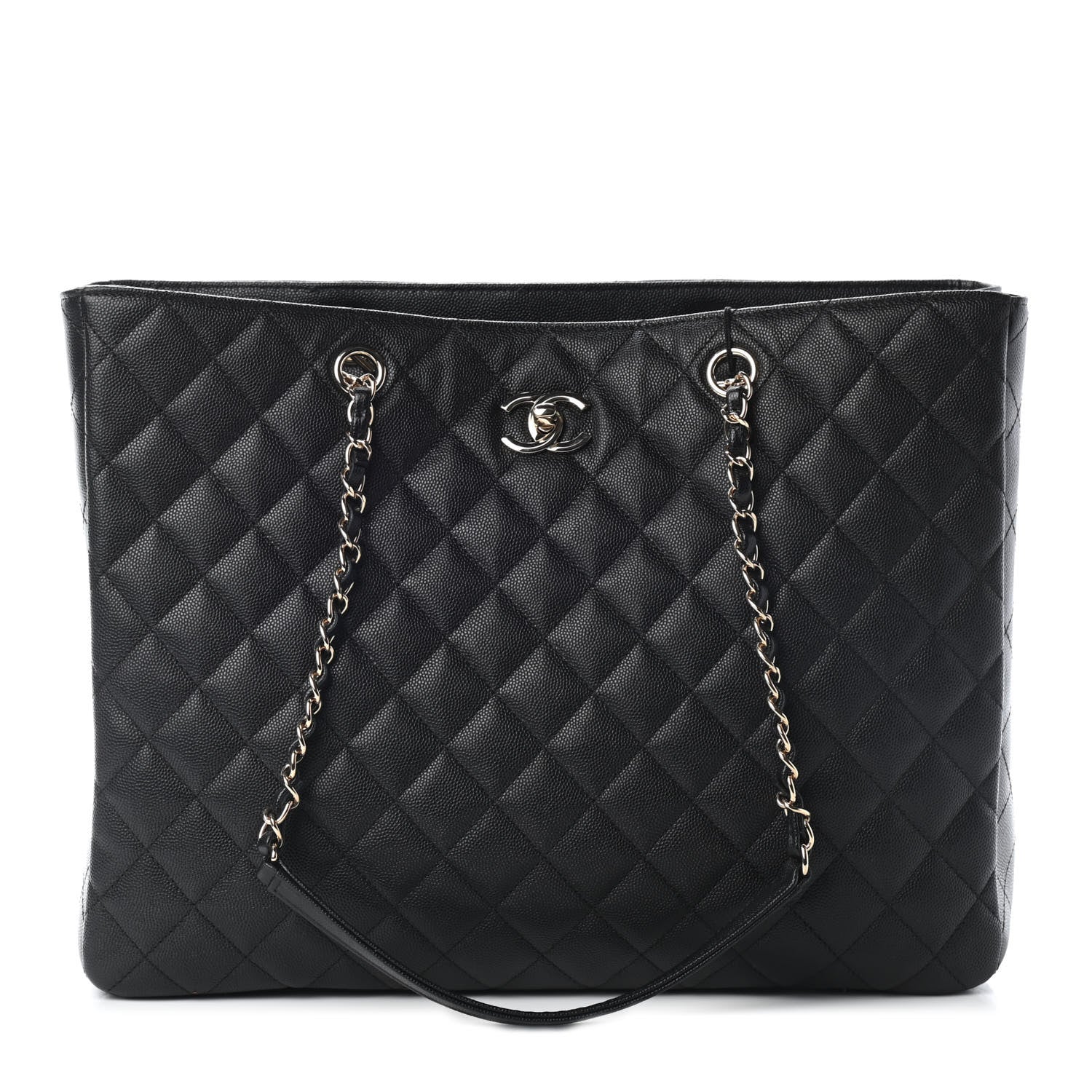 Chanel Caviar Quilted Large Shopping Tote Black 1 of 9