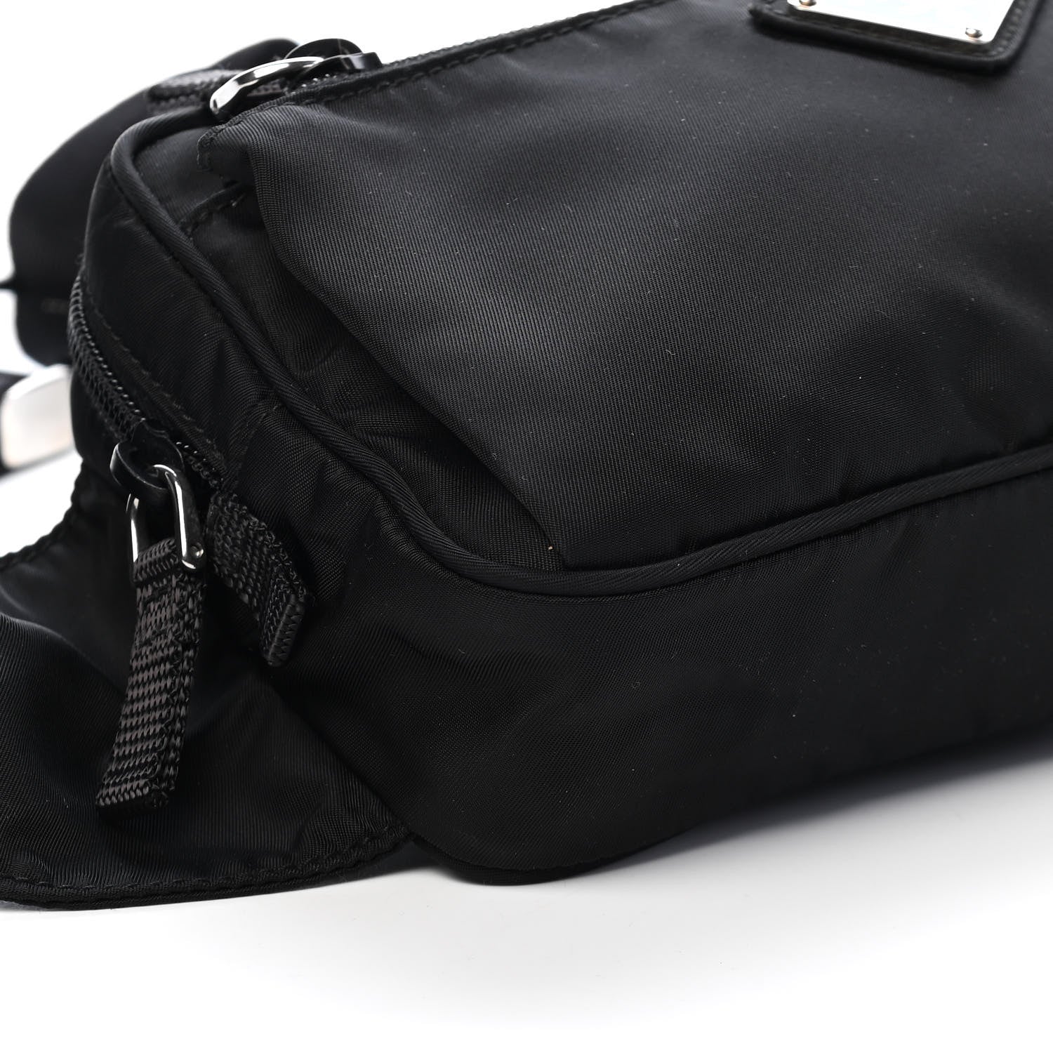 Prada Tessuto Nylon Belt Bag Black 7 of 8