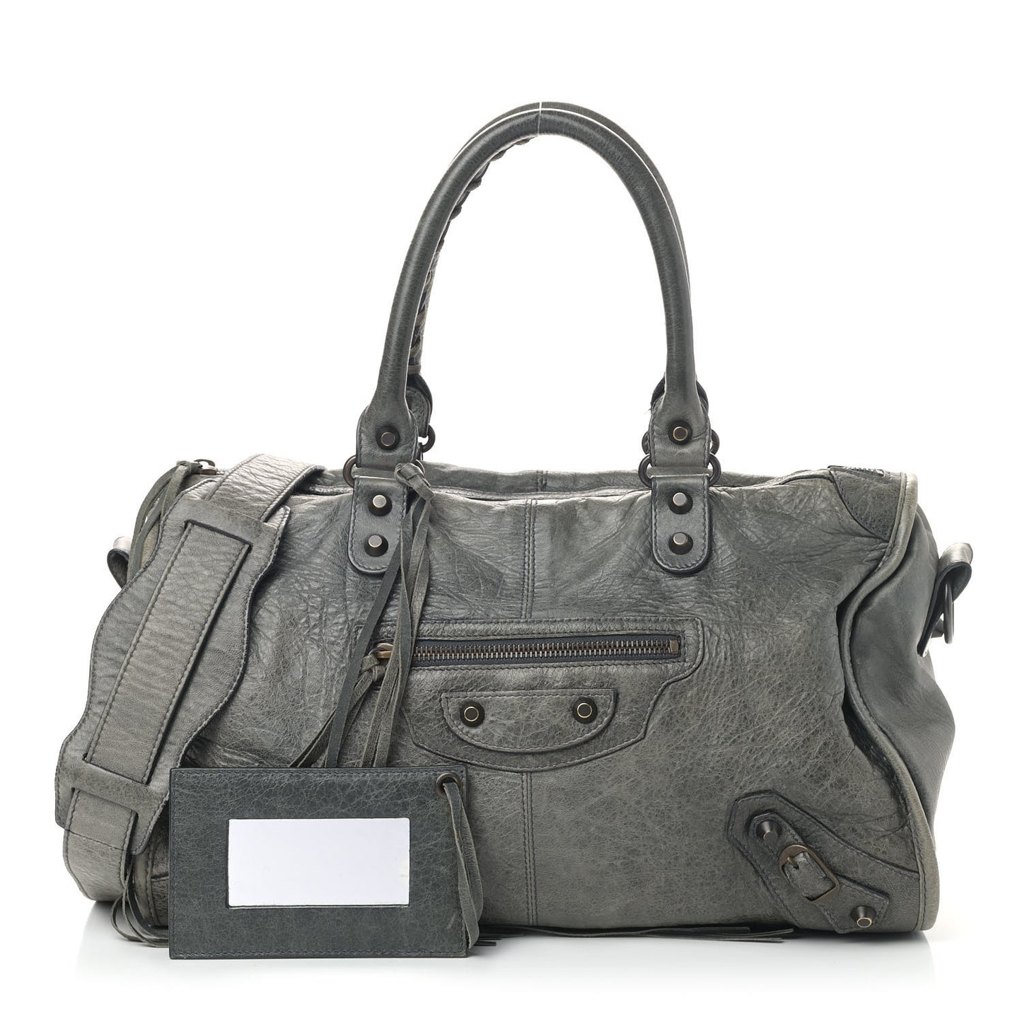 Agneau Classic Hardware Maxi Twiggy Anthracite
