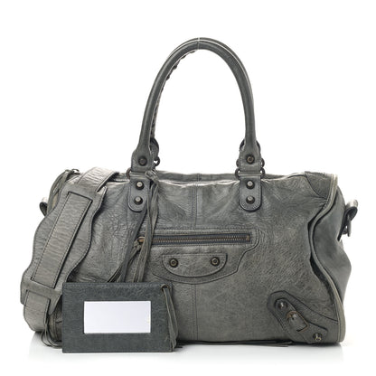 Balenciaga Agneau Classic Hardware Maxi Twiggy Anthracite 1 of 9