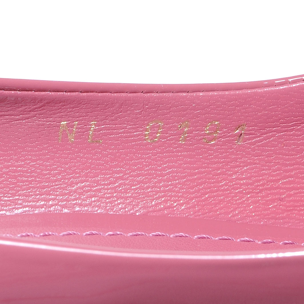 Louis Vuitton Patent Leather Oh Really Peep Toe Pumps 37.5 Pink 7 of 7