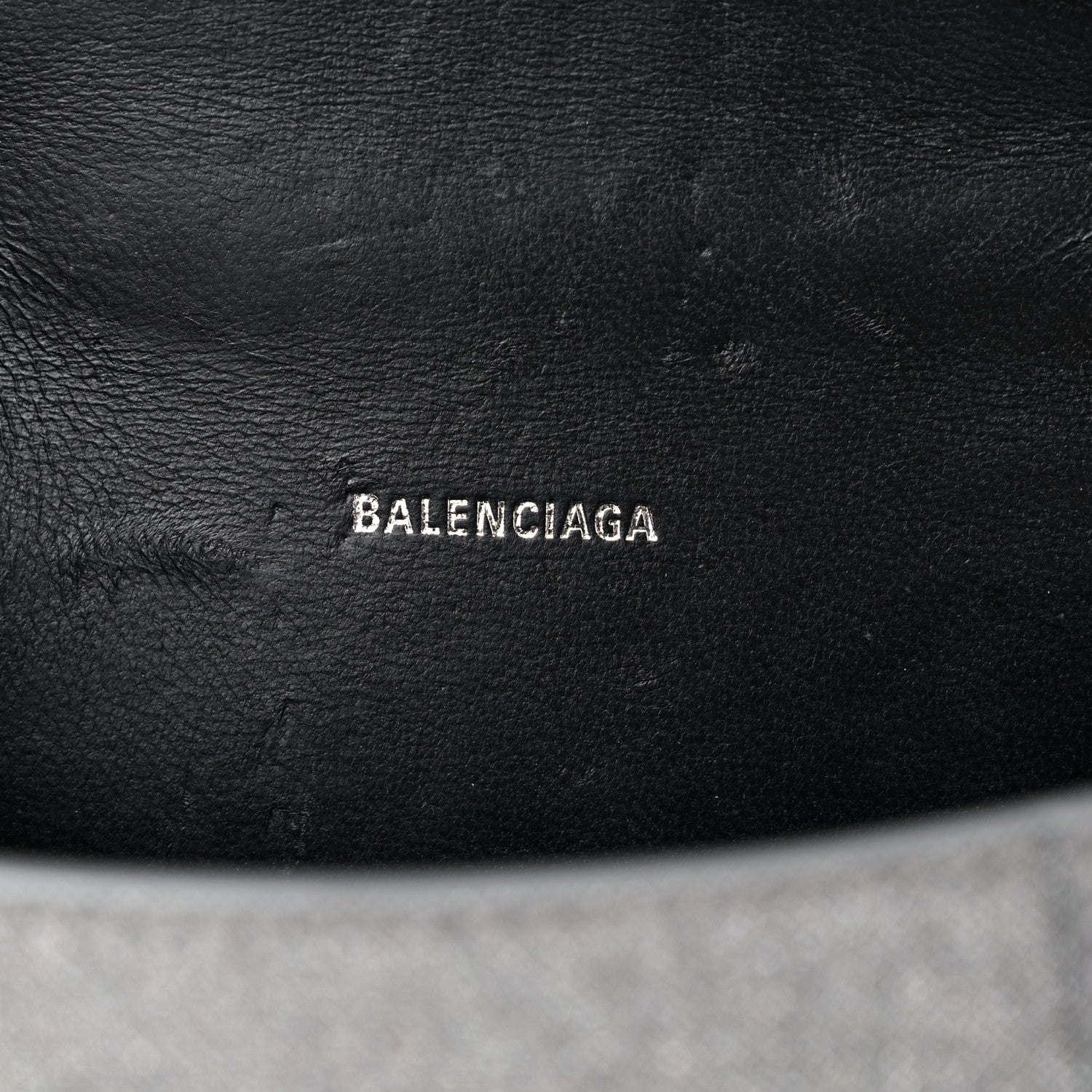 Balenciaga Glitter Fabric Hourglass Top Handle Bag XS Grey 6 of 15