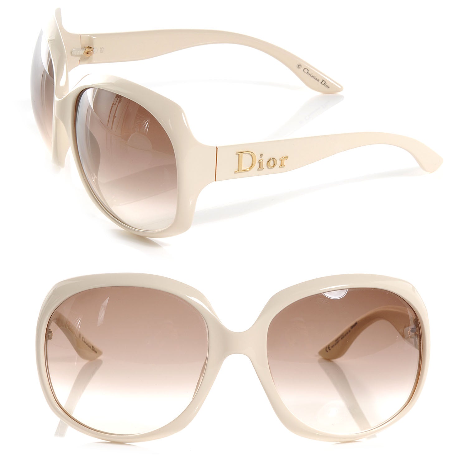 Christian Dior Glossy 1 Sunglasses White 1 of 5