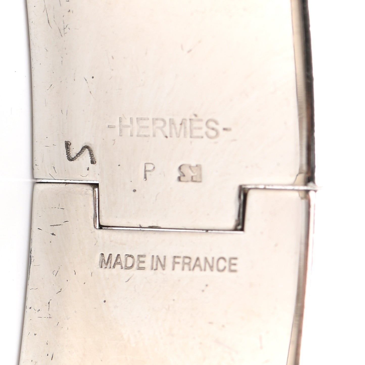 Enamel Wide Clic Clac H Bracelet GM Bleu Nuit