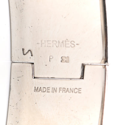 Hermes Enamel Wide Clic Clac H Bracelet GM Bleu Nuit 4 of 4
