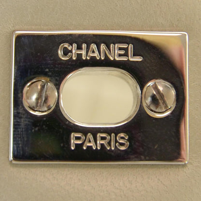 Chanel Lambskin Medium Double Flap Light Gray 10 of 10