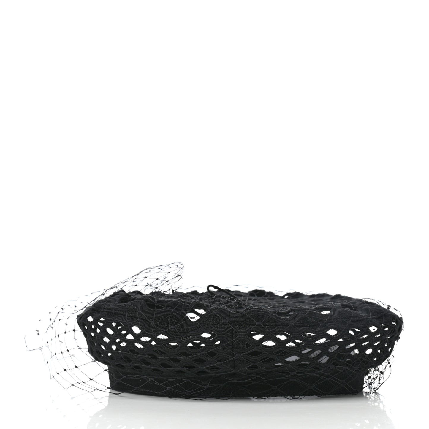 Mesh Arty Veil Beret 58 Black