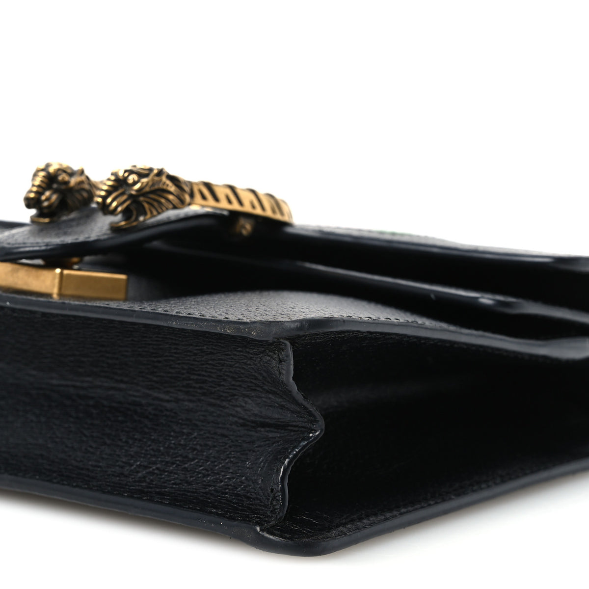 Gucci Calfskin Web Mini Dionysus Shoulder Bag Black 11 of 11