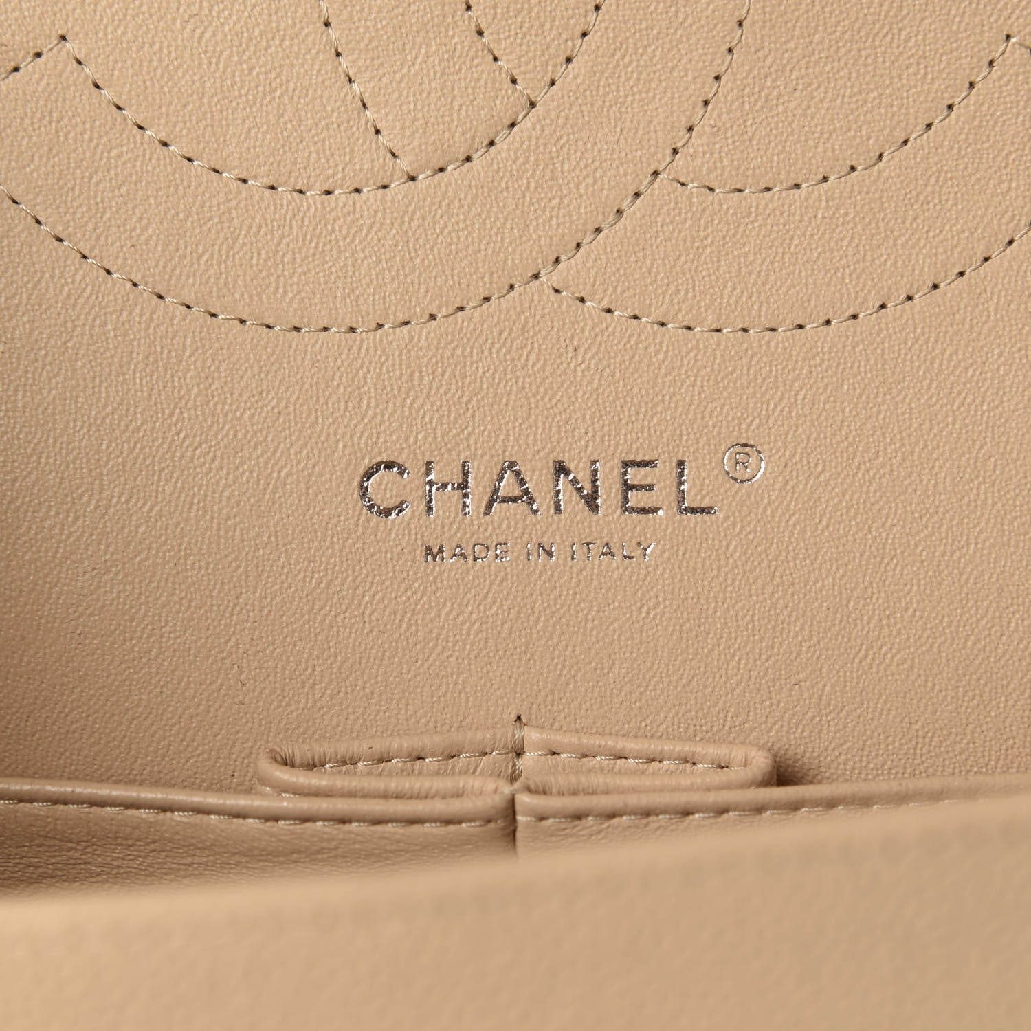 Chanel Caviar Quilted Jumbo Double Flap Beige Clair 9 of 11