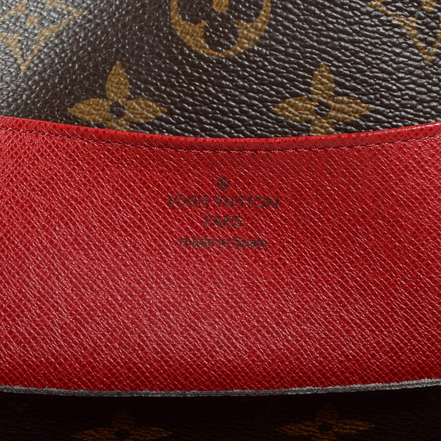 Louis Vuitton Monogram Emilie Wallet Red 6 of 8