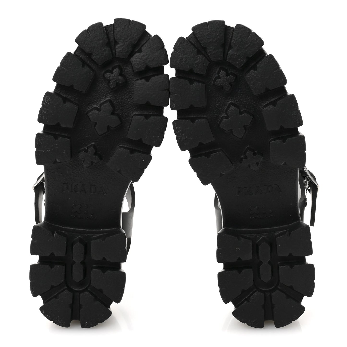 Foam Rubber Triangle Logo Monolith 55mm Sandals 38 Black