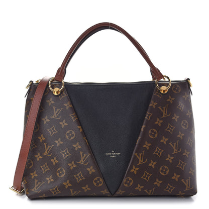 Louis Vuitton Monogram V Tote MM Black 1 of 9