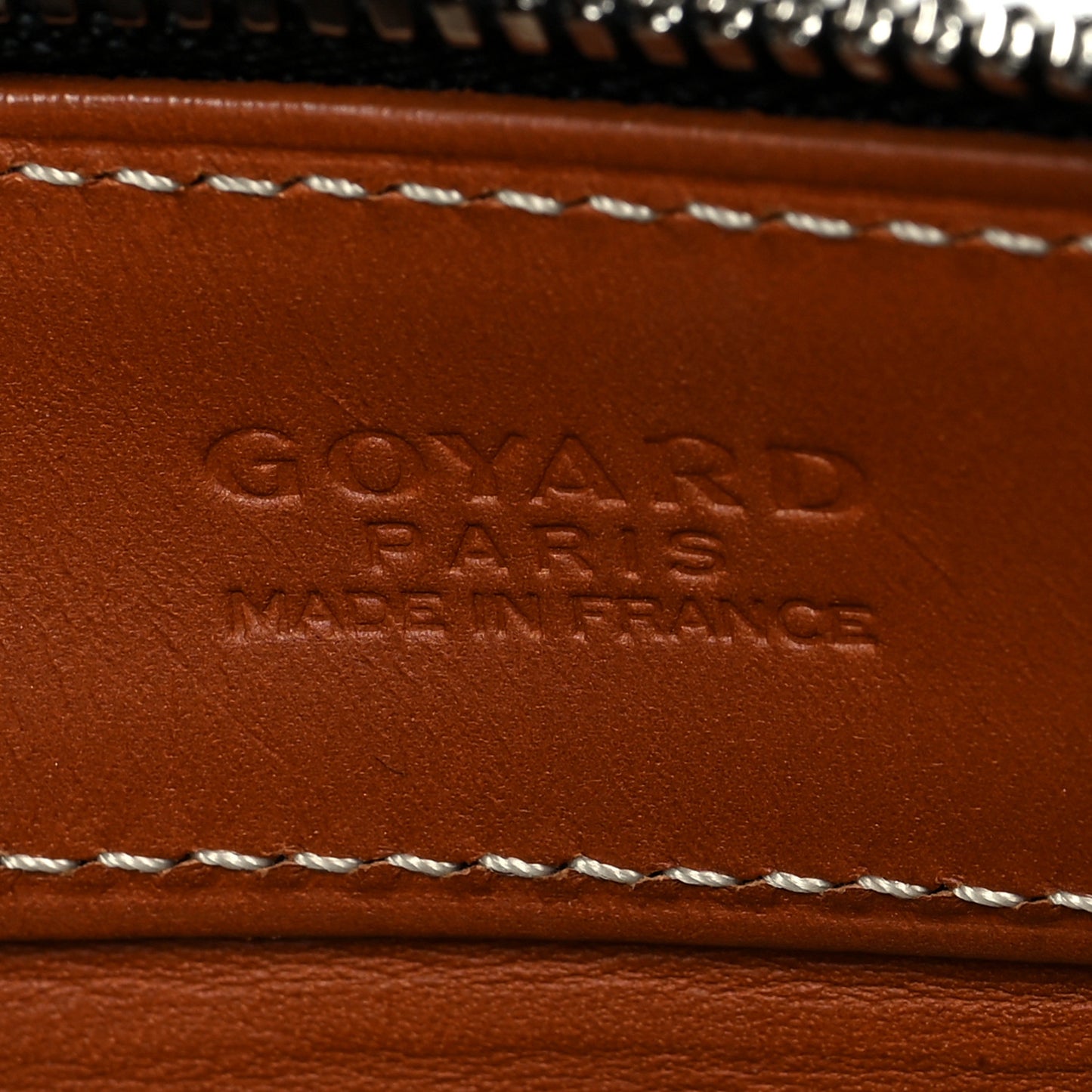 Goyardine Sac Marie Galante MM Black Gold