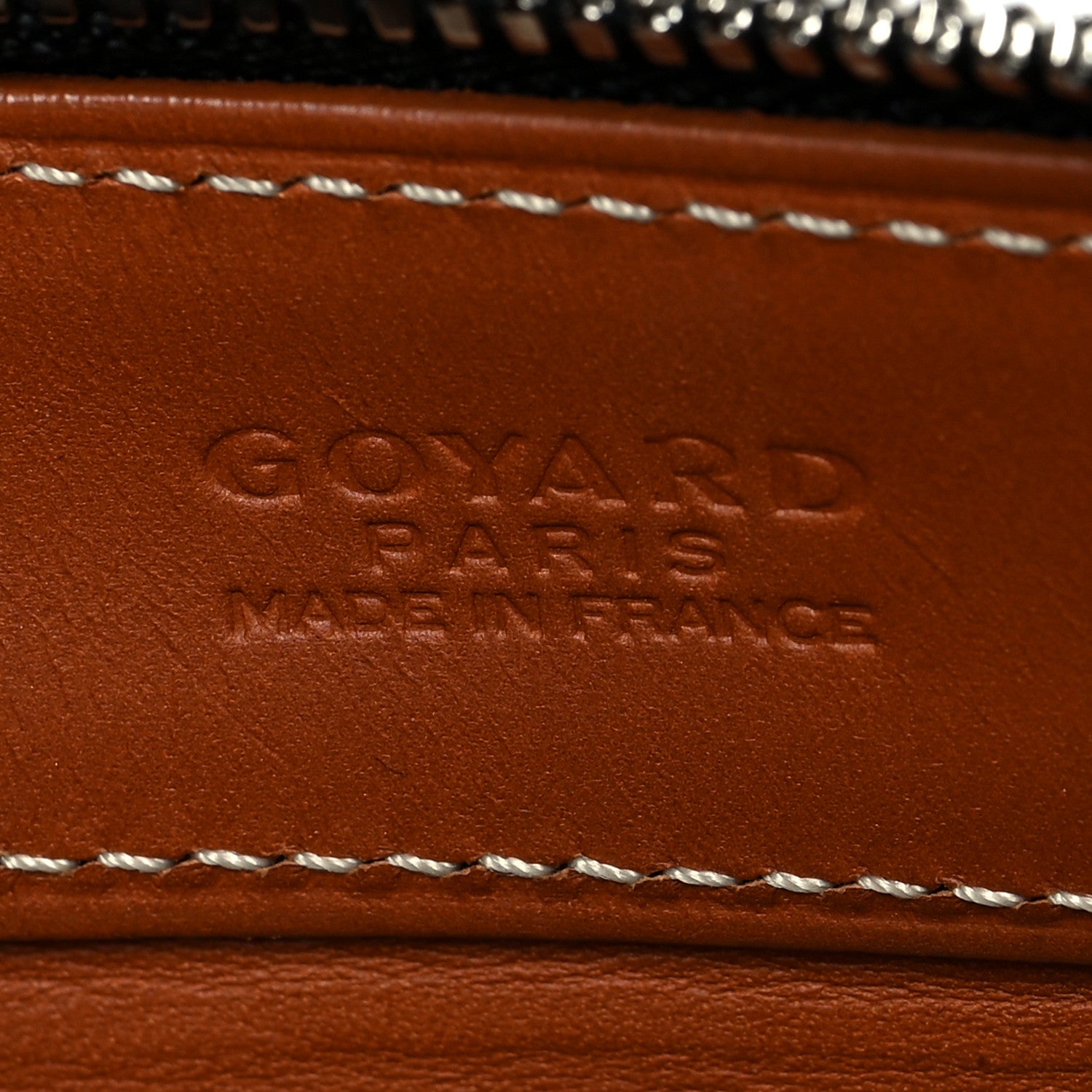 Goyard Goyardine Sac Marie Galante MM Black Gold 7 of 12