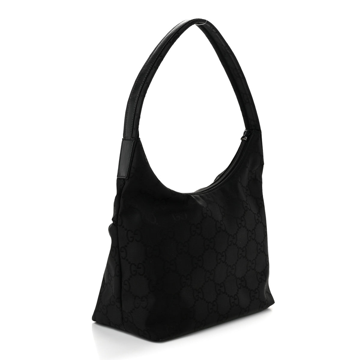 Gucci Nylon Hobo Monogram Small  Black 3 of 11