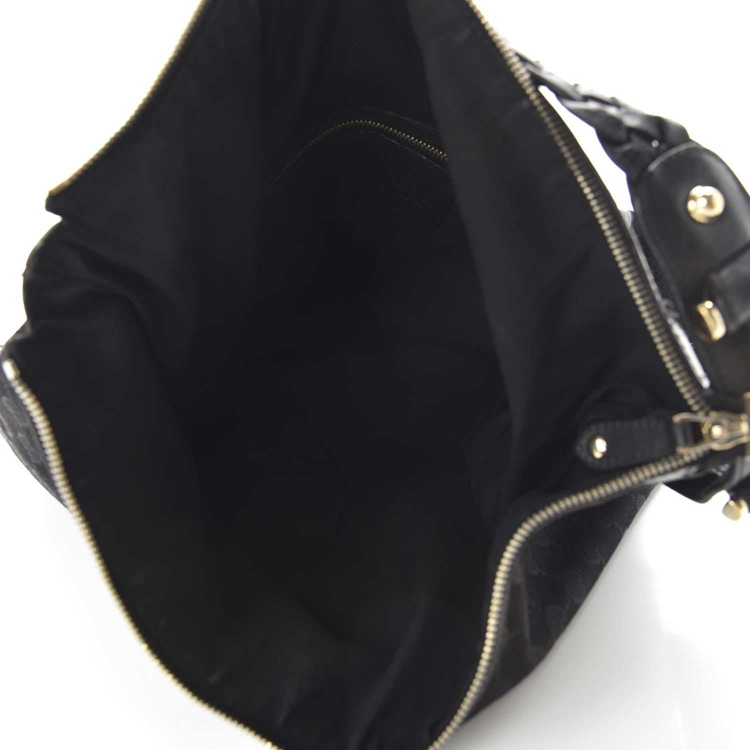 Gucci Monogram Medium Pelham Hobo Black 5 of 10
