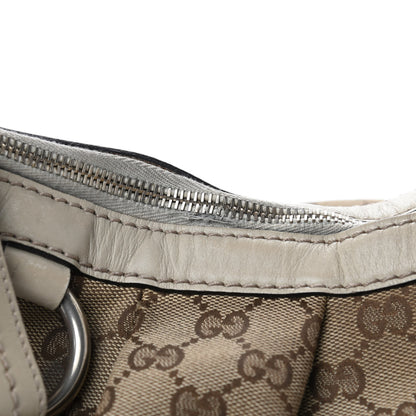 Gucci Monogram Medium Sukey Hobo Off White 9 of 10