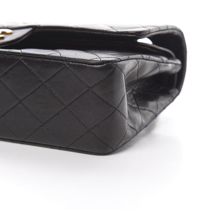 Chanel Lambskin Quilted Medium Double Flap Black 11 of 17