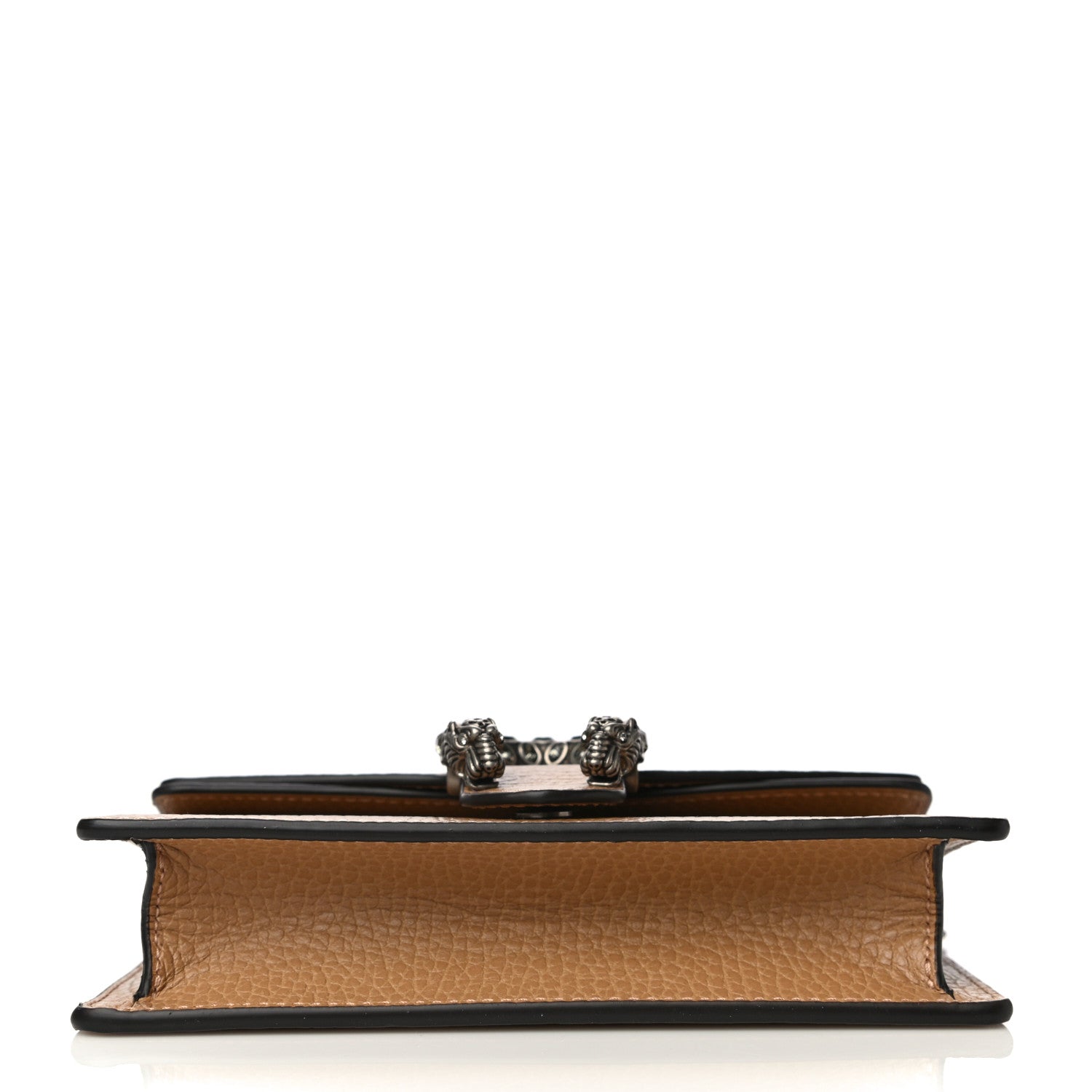 Gucci Dollar Calfskin Crystal Super Mini Dionysus Shoulder Bag Natural Tan Black Diamond 10 of 10