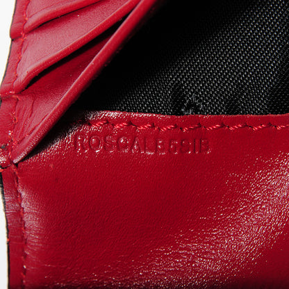 Burberry Signature Grain Leather Continental Wallet Military Red 8 of 8