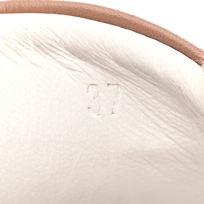 Hermes Calfskin Womens Happy Sneakers 37 Rose Perle 8 of 10