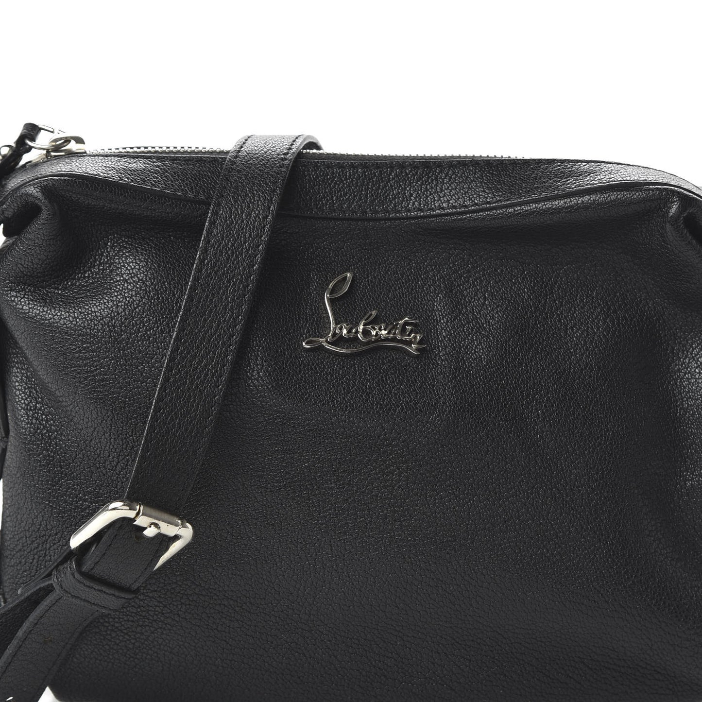 Calfskin Studded Shoulder Bag Black