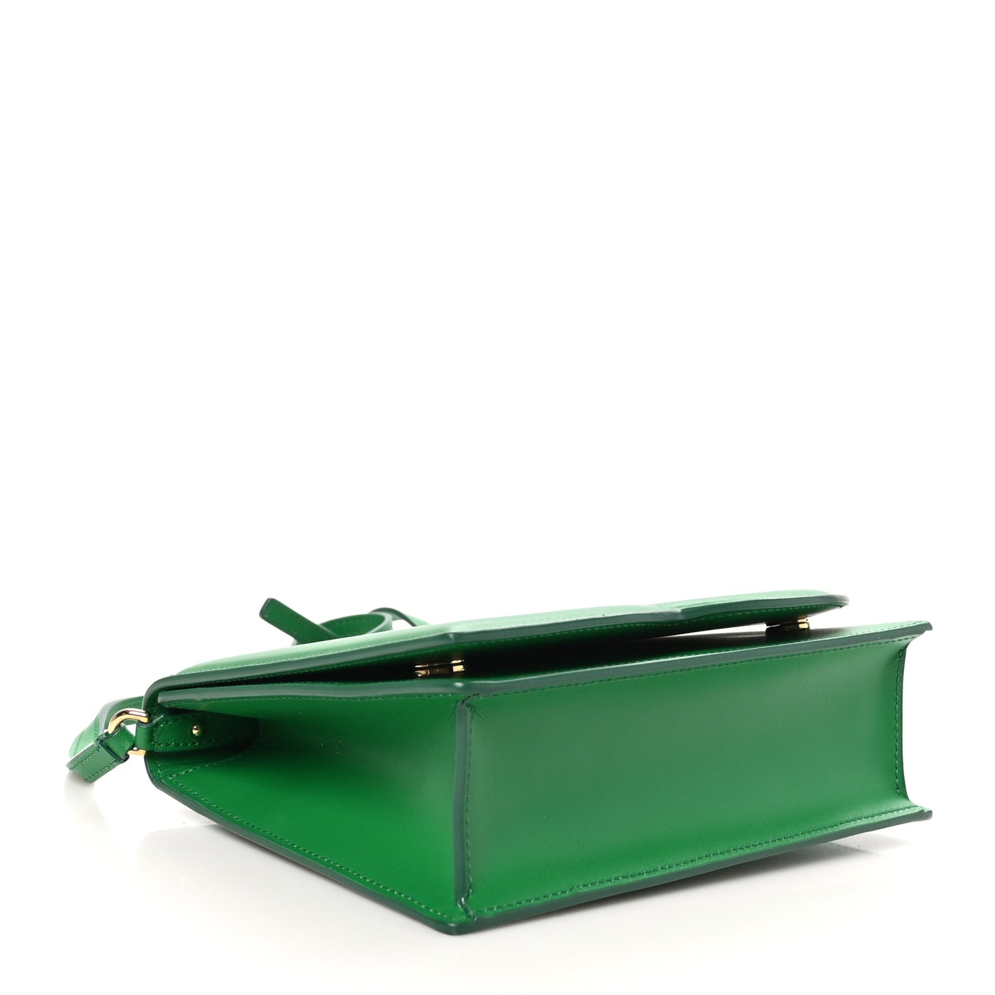 Calfskin DG Logo Flap Crossbody Bag Green