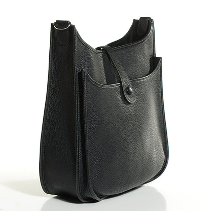 Hermes Taurillon Clemence Evelyne III GM Black 3 of 17