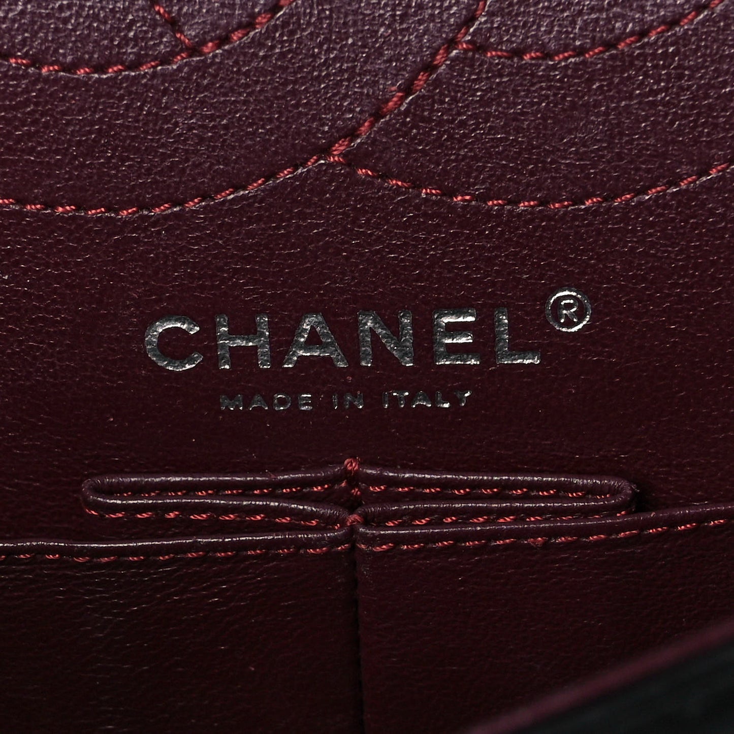 Aged Calfskin Chevron Quilted 2.55 Reissue 225 Flap So Black
