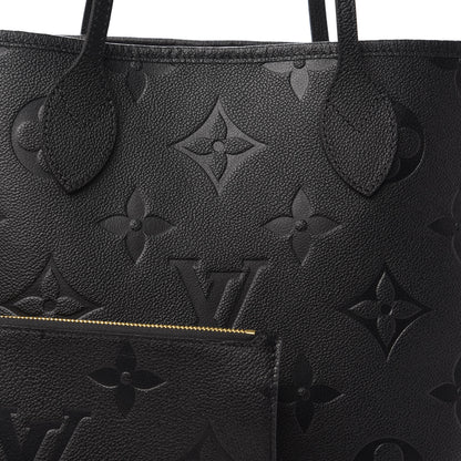 Louis Vuitton Empreinte Monogram Giant Neverfull MM Black 9 of 9