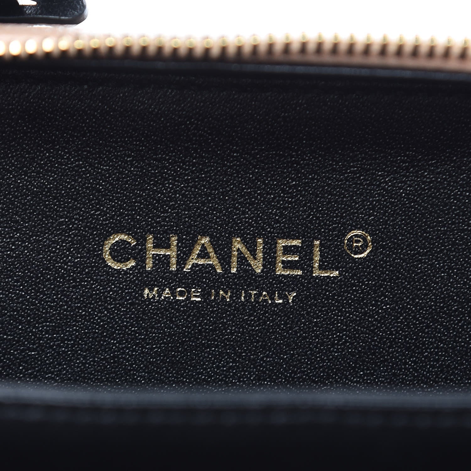 Chanel Caviar Quilted Small CC Filigree Vanity Case Beige Black 7 of 12
