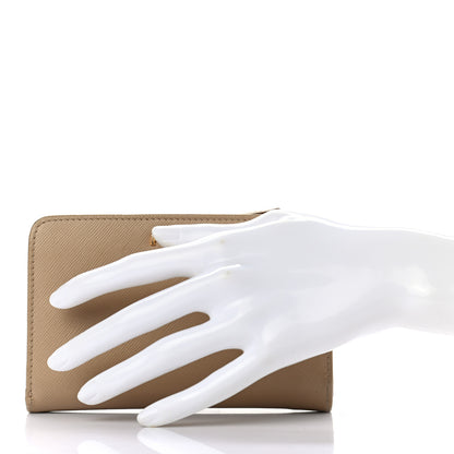 Prada Saffiano Metal Compact Wallet Cammeo 2 of 7