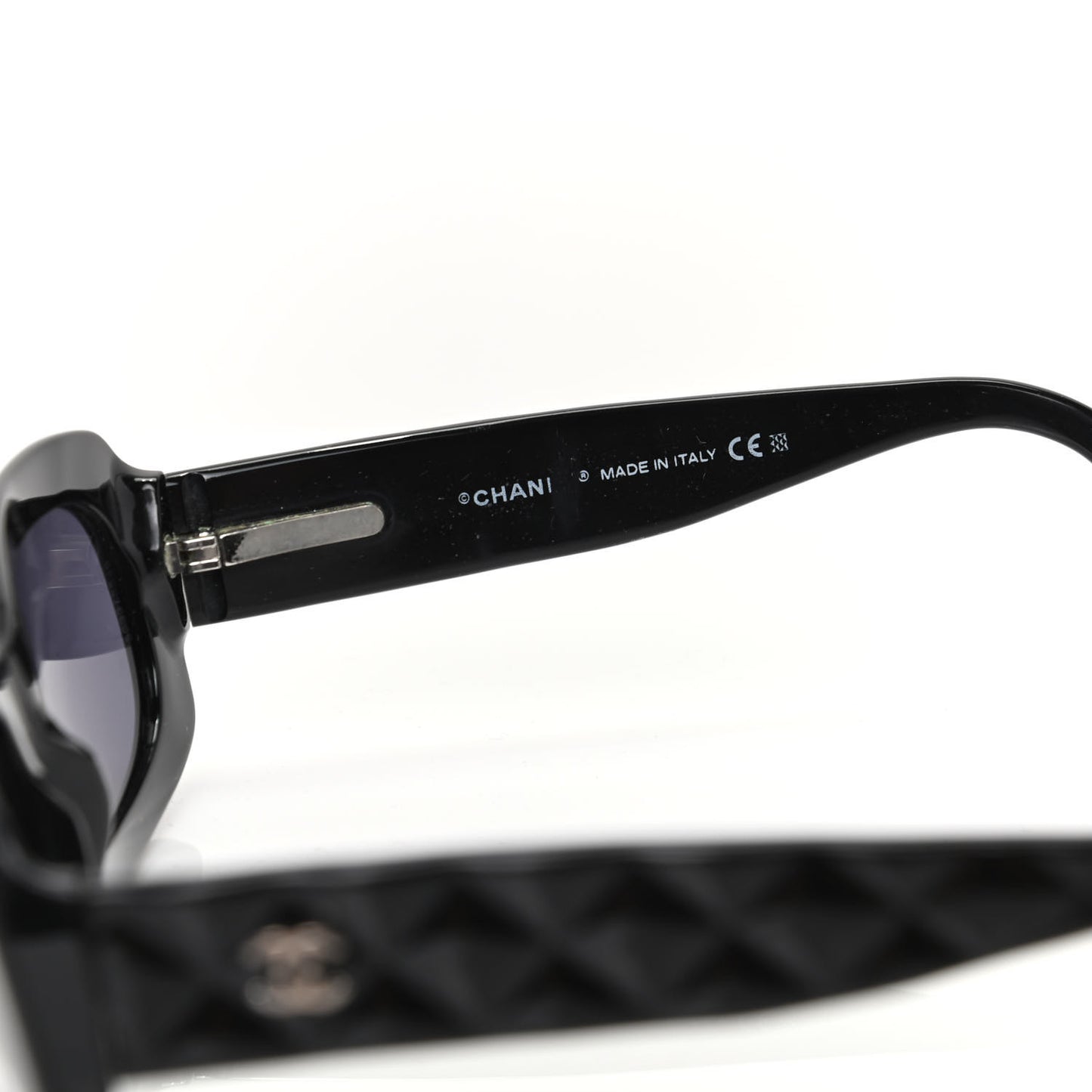 Acetate Quilted Sunglasses 5094 Black