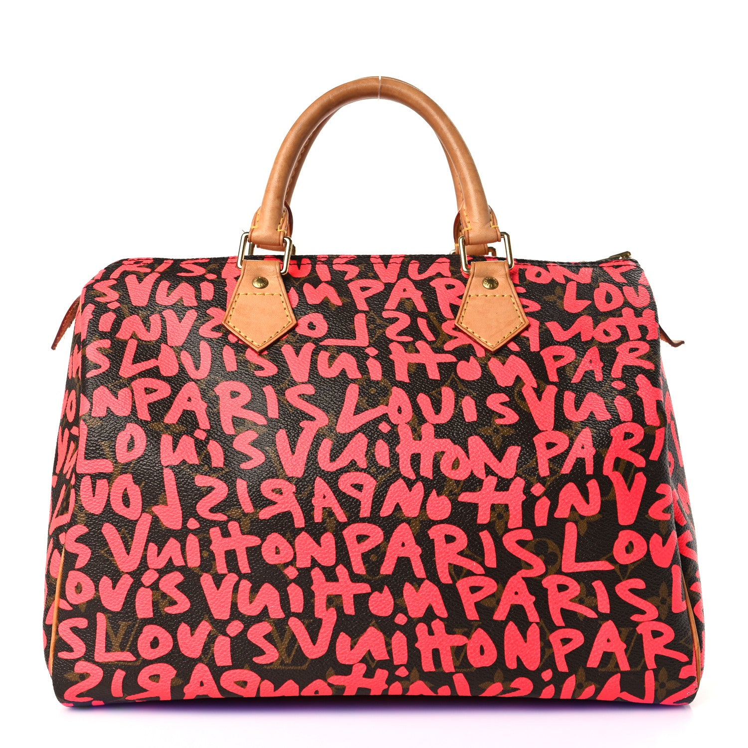 Louis Vuitton Monogram Graffiti Speedy 30 Fuchsia 1 of 8