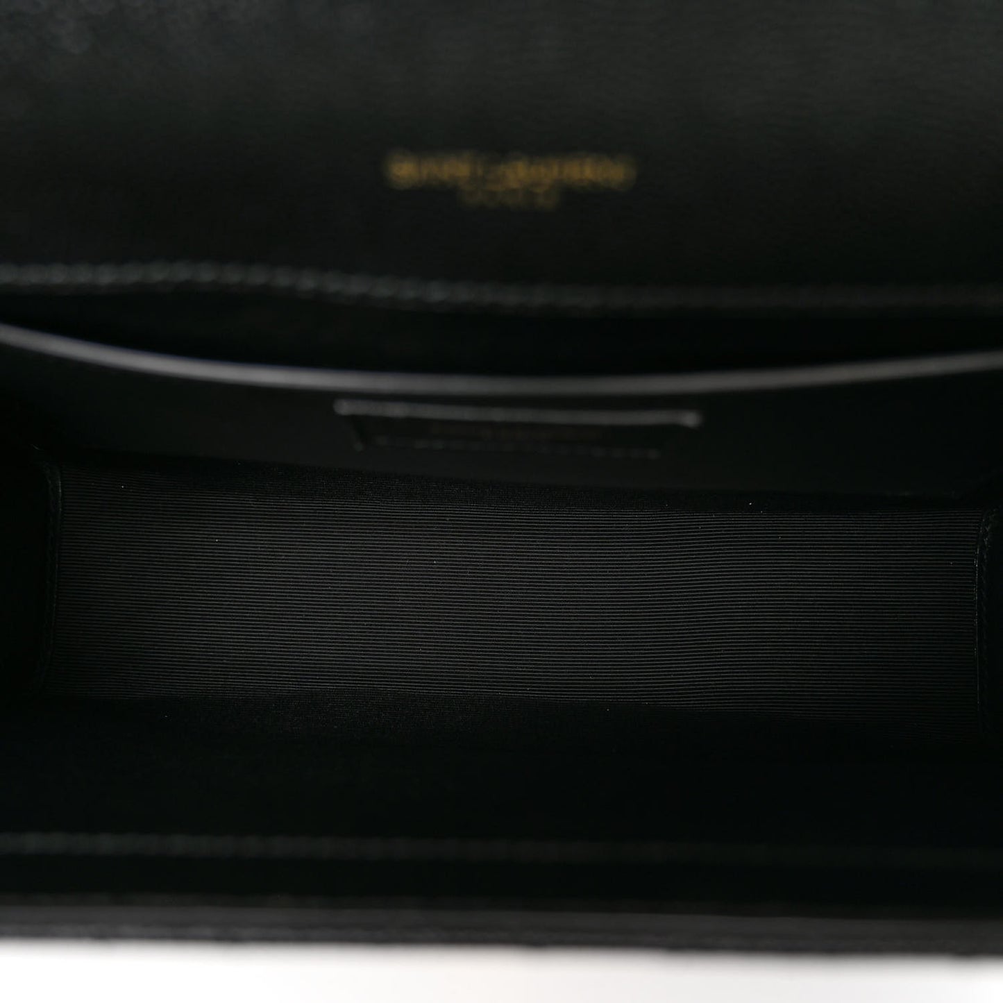 Grain De Poudre Textured Mixed Matelasse Triquilt Medium Monogram Satchel Black