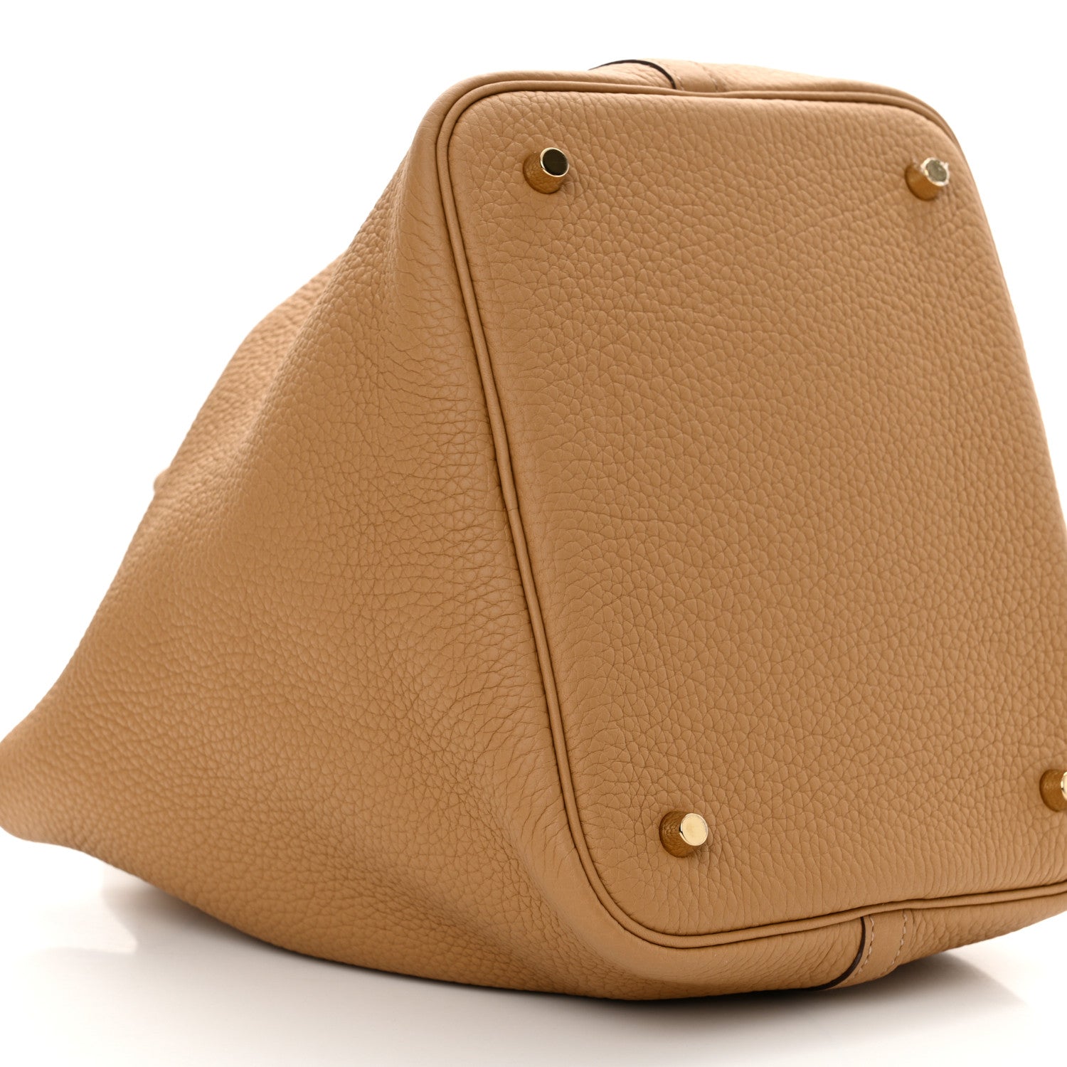 Hermes Taurillon Clemence Picotin Lock 22 MM Biscuit 9 of 10