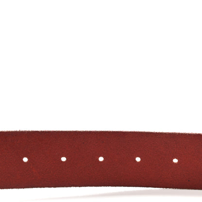 Gucci Faded Calfskin Double G 40mm Belt 90 36 Red 5 of 6