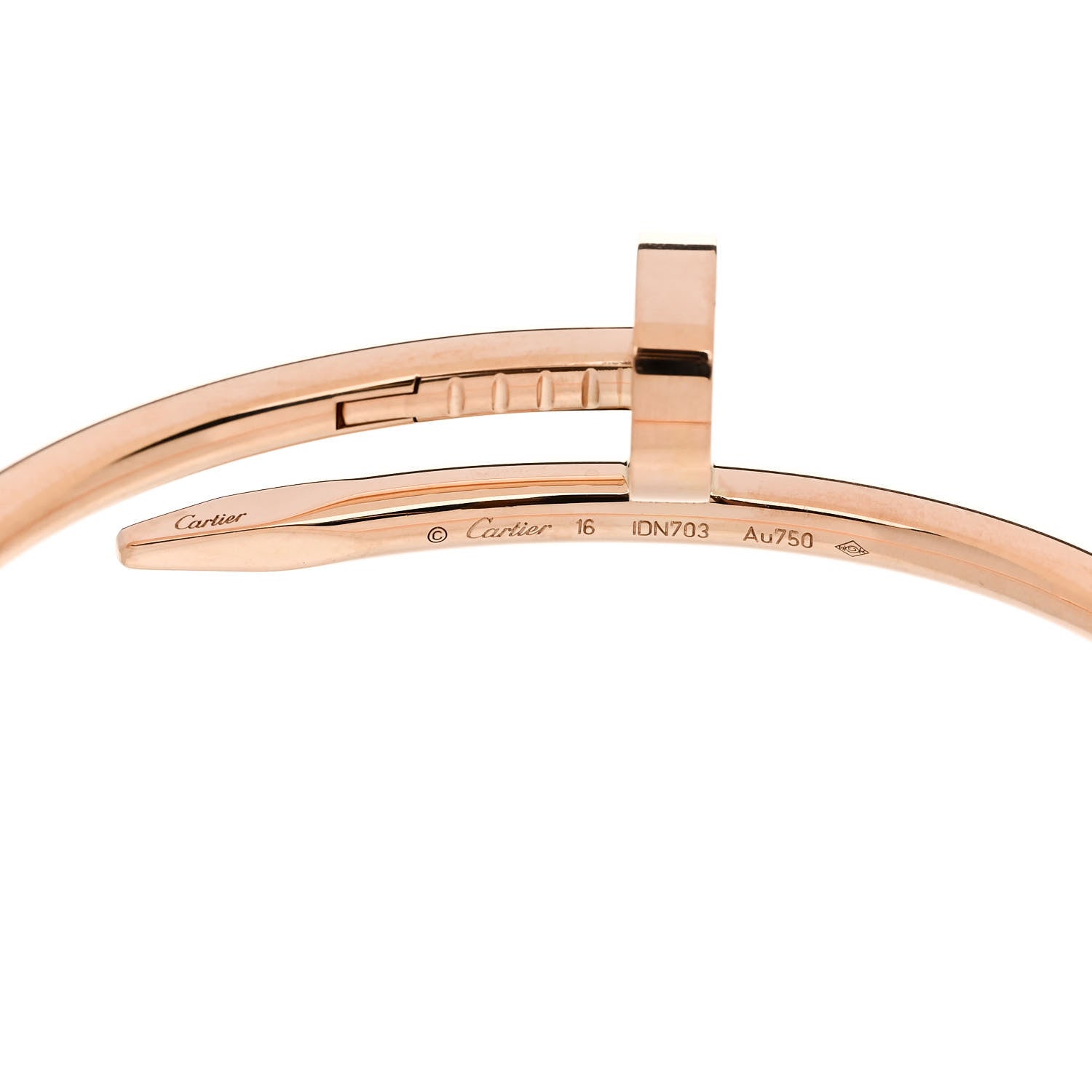 Cartier 18K Pink Gold Juste Un Clou Bracelet 16 4 of 5