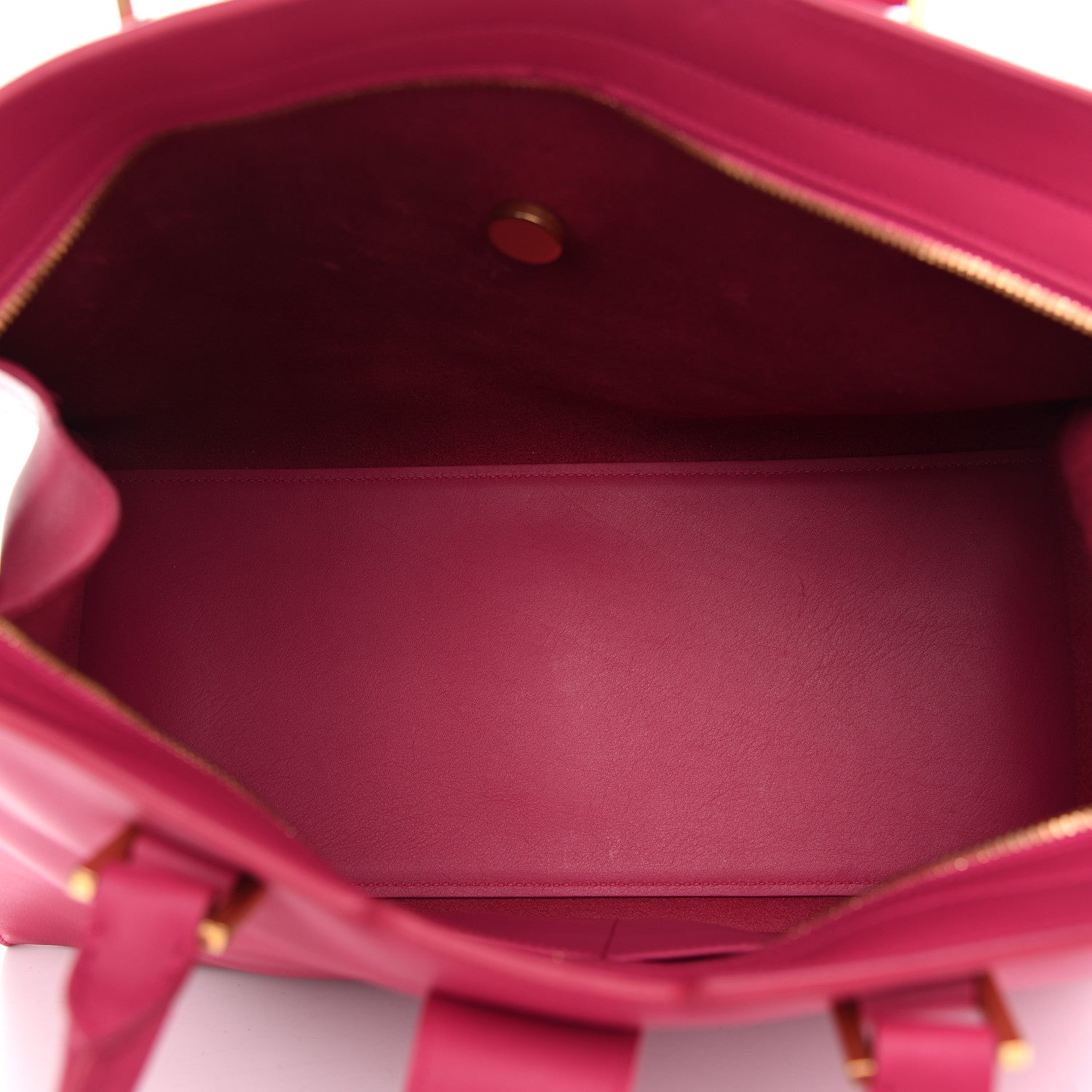 Saint Laurent Calfskin Medium Classic Y Cabas Fuchsia 5 of 8