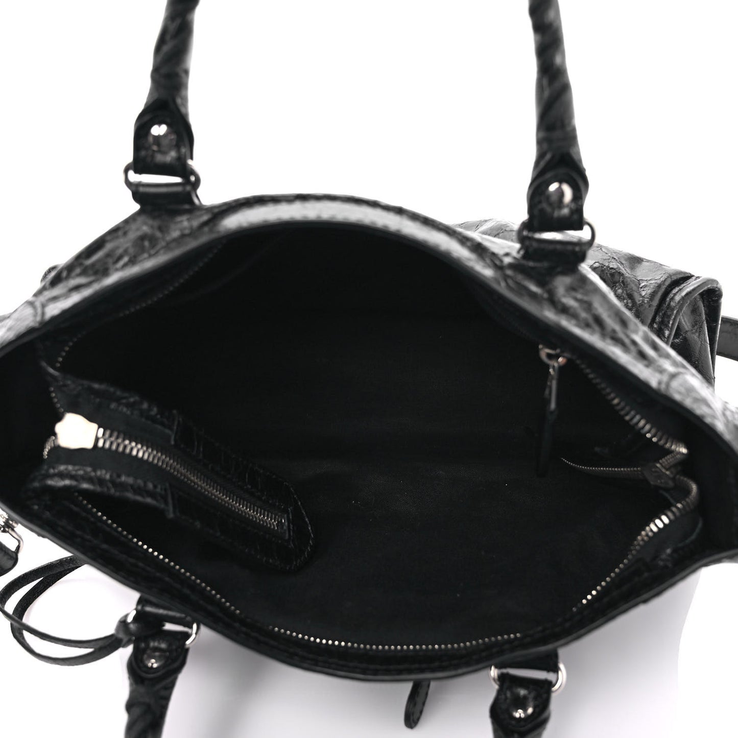 Agneau Giant 12 SIlver Hardware S City Black