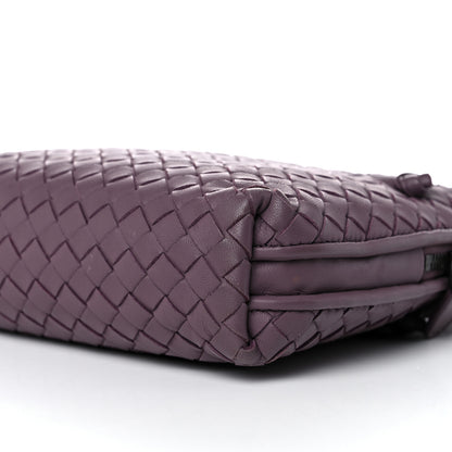 Bottega Veneta Nappa Intrecciato Pillow Crossbody Messenger Dark Purple 9 of 13
