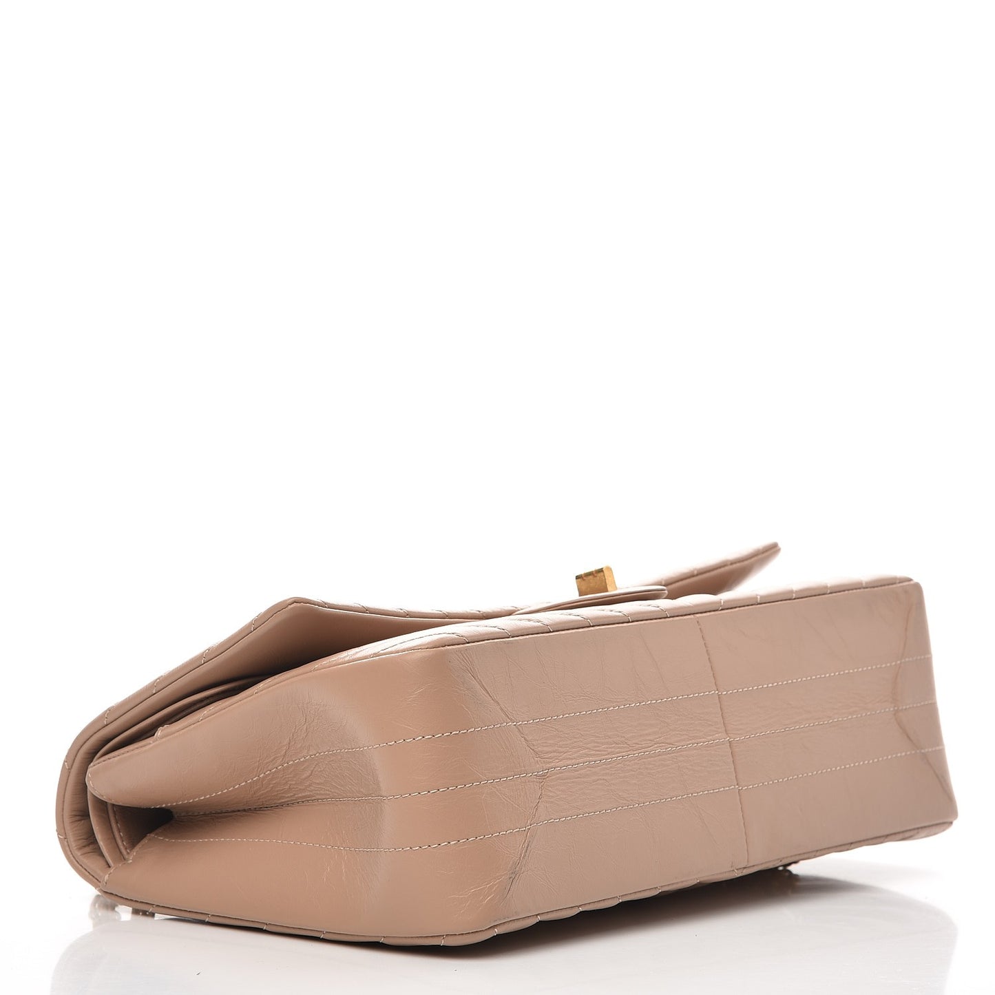 Aged Calfskin Chevron Quilted 2.55 Reissue 226 Flap Beige