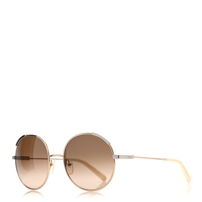 Chloe Oversized Round Sunglasses CE117S Gold 1 of 6