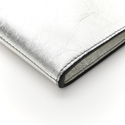Stella McCartney Metallic Alter Nappa Perforated Pouch Silver 16 of 16