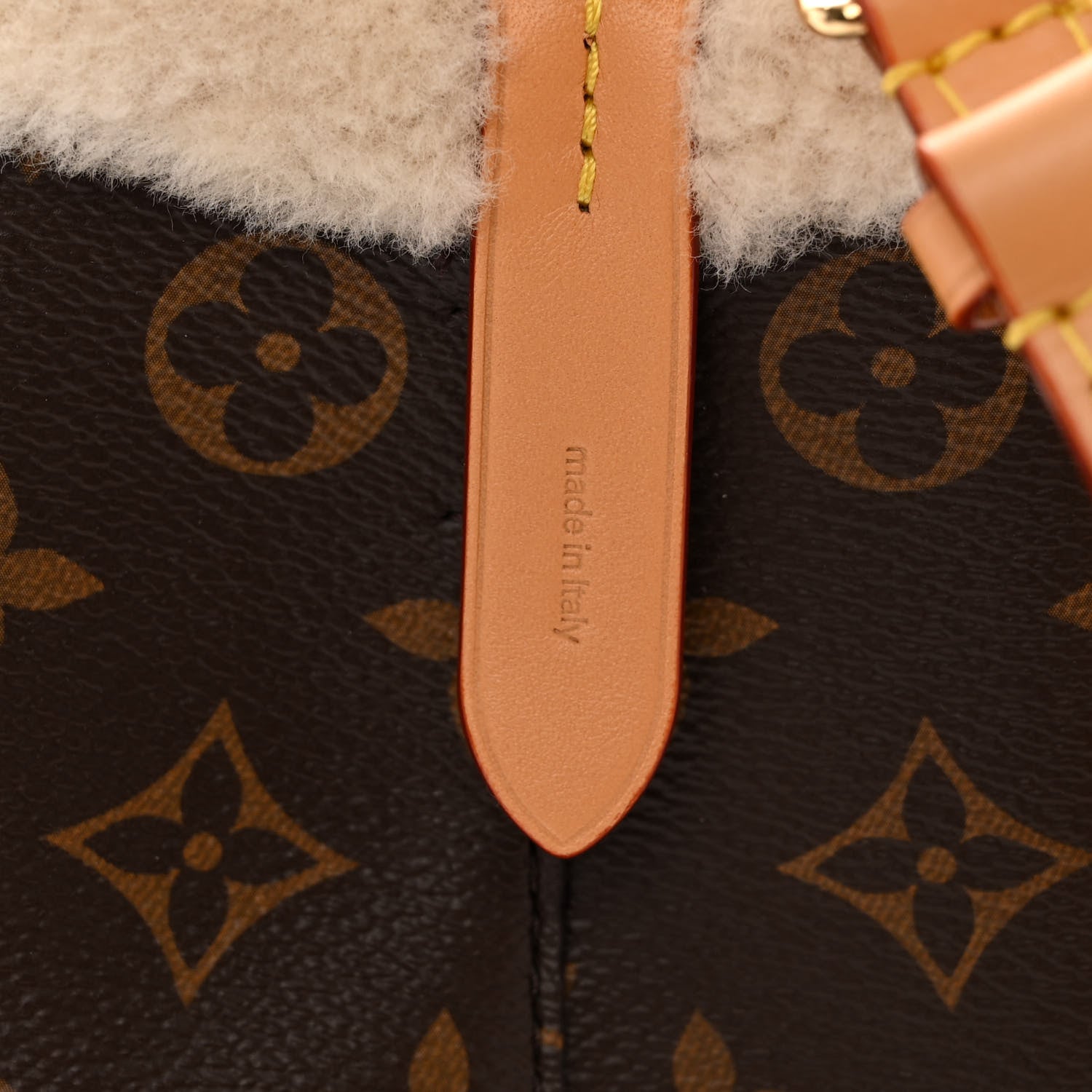 Louis Vuitton Monogram Shearling Cozygram Neonoe BB 7 of 11