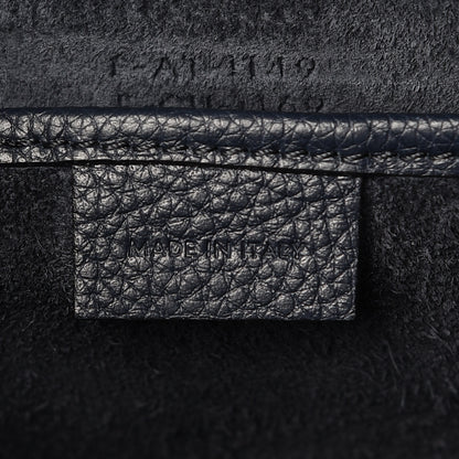 Celine Drummed Calfskin Nano Luggage Midnight 6 of 12