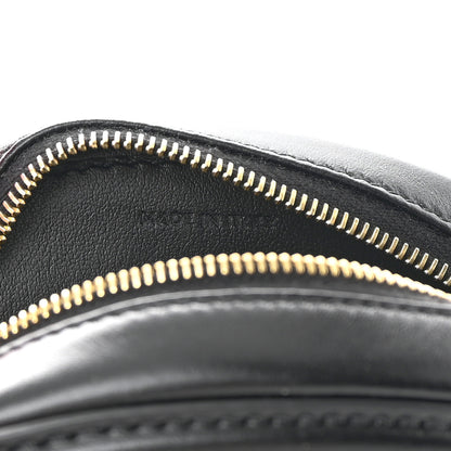 Celine Smooth Calfskin Cuir Triomphe Oval Bag Black 7 of 11