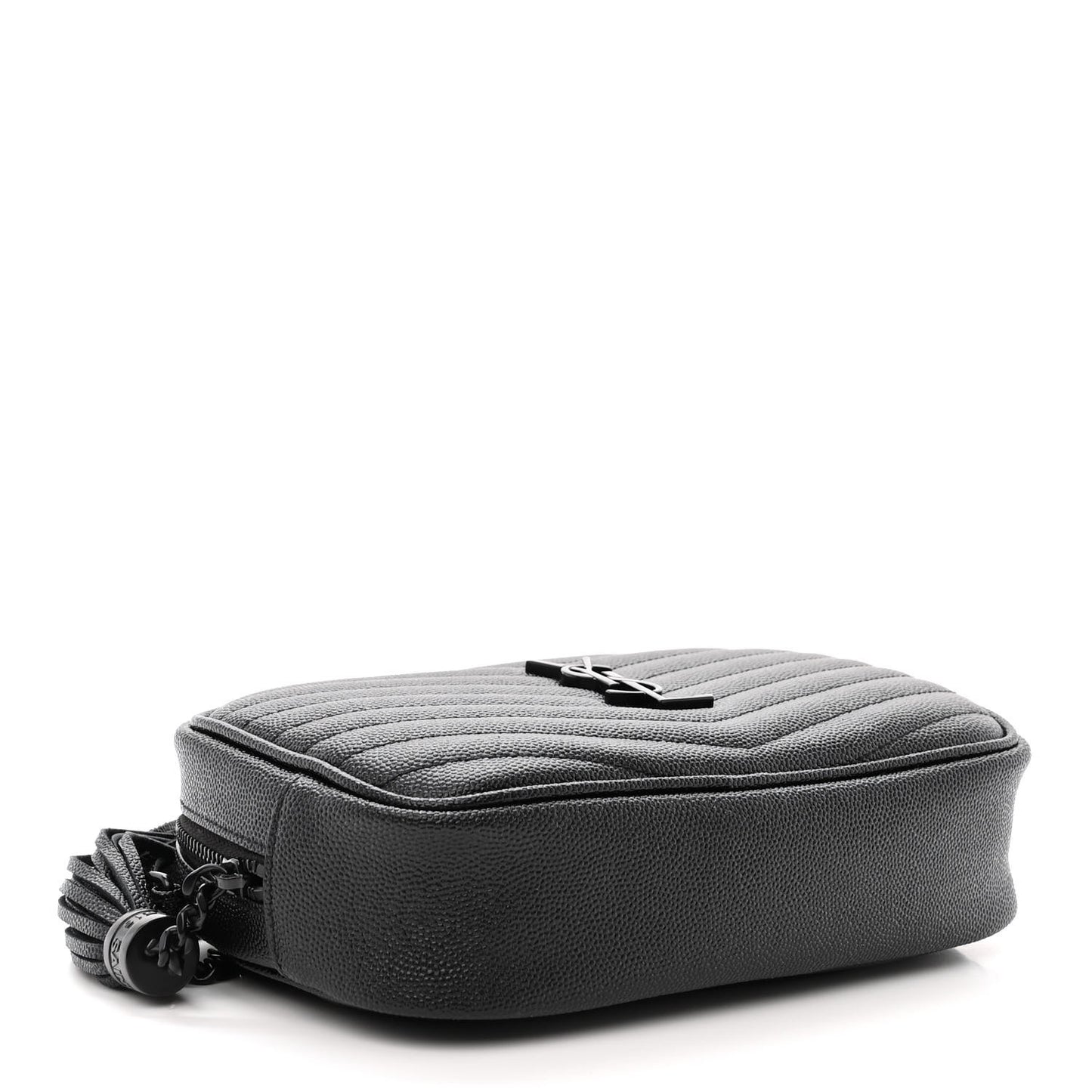 Grain De Poudre Matelasse Monochrome Monogram Mini Lou Camera Bag Black