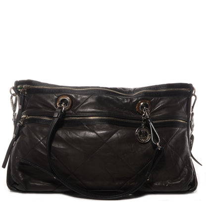 Lanvin Lambskin Amalia Double Wear Satchel Black 1 of 8